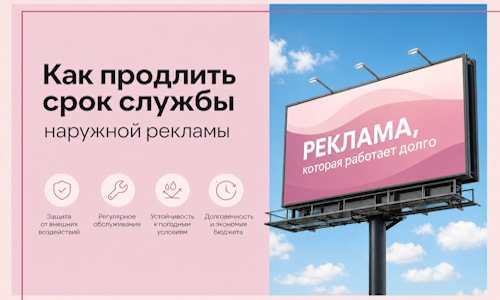Как продлить срок службы наружной рекламы в Зиме