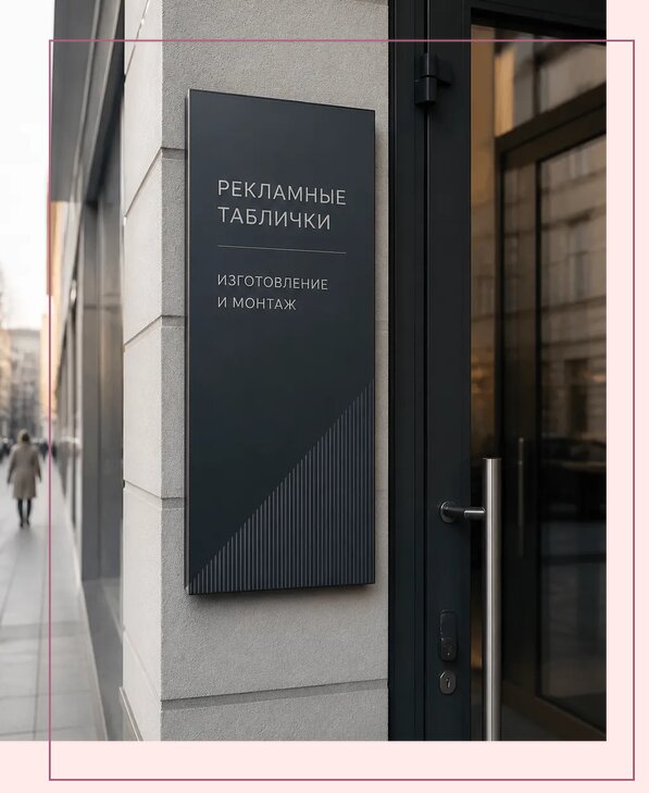 Рекламные таблички в Зиме по цене от 4603 р. | Аванза-Зма